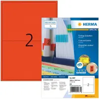 Herma 4567, Punainen, Suorakulmio, A4, Universaali, Matta, Laser/Inkjet