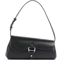 Ralph Lauren Leather Medium Tasha East-West Bag - Black - ONE SIZE