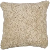 Natures Collection - Tyynynpäällinen New Zealand lampa lyhyt villa 40x40 cm kuutamo