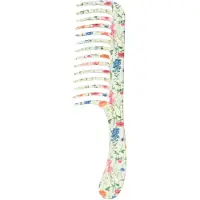 Denman D28 Wide Tooth Detangler Comb Floral Fantasies