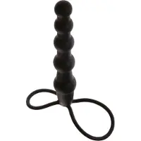 Malesation Exciter Penisrengas ja Anaalistimulaattori 16 cm - Black