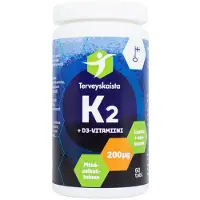 Terveyskaista K2 Pitkävaikutteinen K2+D3, 60 tabl