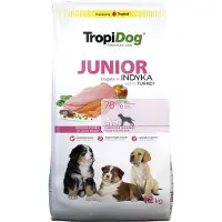 Tropidog 2x12kg Premium Junior Large kalkkuna & riisi kuivaruoka koira