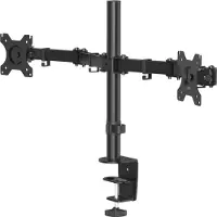 Hama Monitor Holder Work Out Twin Black