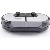 Gorenje | Mini Grill, Waffle plate | WM1400SB | Electric Grill | 1400 W | Diameter 18 cm | Black.