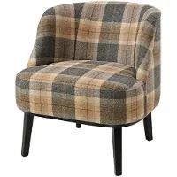 Artwood Fairfax kangasnojatuoli Alister plaid brown