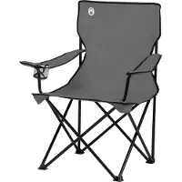Coleman Furn Quad Chair Steel Grey Retkeilykalusteet One Size