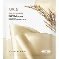 ANUA Rice 70 Ceramide Glow Collagen Mask Kasvonaamio 1 kpl