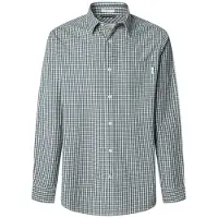 Pepe Jeans for man. PM3090841 Colton navy shirt (S), Casual, Cotton, Long sleeve