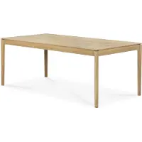 Ethnicraft Bok ruokapöytä 200/300 x 100 x 76 cm Kovavahaöljytty tammi