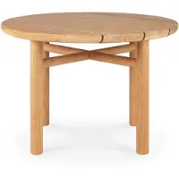 Ethnicraft , Quatro Sohvapöytä Ø68 cm Teak