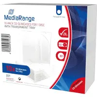 MediaRange BOX32-T, Korurasia, 1 levyt, Läpinäkyvä, Muovi, 140 mm, 5,2 mm