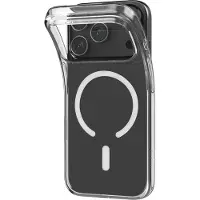 Puro 0.3 MAG Ultra-Slim TPU Case Yhteensopiva MagSafe for iPhone 17 Pro - Läpinäkyvää