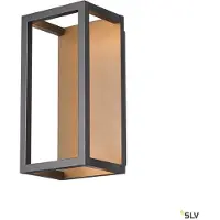 SLV Led ulkoseinävalaisin Quadrulo, Musta, Alumiini, Moderni