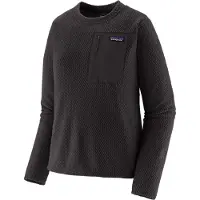 Patagonia Women's R1 Air Fleece Crewneck Black S