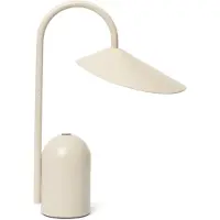 Ferm Living Pöytävalaisin , Arum, himmennettävä, Beige, Terassi, Metalli, Design