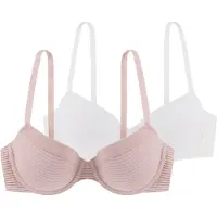 Dorina Rintaliivi 'Louise' pastellinpinkki / valkoinen