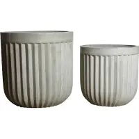 House Doctor kukkaruukku 2 kpl Concrete