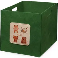Mioli Decor lasten säilytyslaatikko, 30x30x33 cm, vihreä