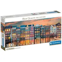 Clementoni Puzzle Panorama Bright Amsterdam 1000 elementtiä (39897)