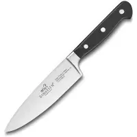 Lion Sabatier Kokkekniv Pluton 15 Cm Stål/Sort - Silver - L:15CM