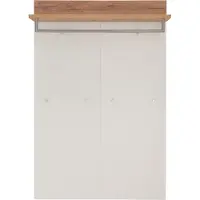 Germania Naulakkopaneeli Topix 96x29x147 cm valkoinen ja tammi