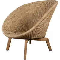 Cane-Line Peacock Lounge-nojatuoli Taupe
