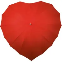Impliva heart umbrella