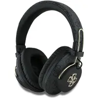 GUESS 4G Big Metal Logo ENC langattomat kuulokkeet - musta