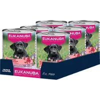 Eukanuba 12x400g Puppy Rich in Beef with Pumpkin koiran märkäruoka