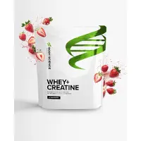 Body Science 2 kpl Whey+Creatine 1 kg Strawberry