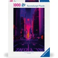 Ravensburger New York in Neon -palapeli, 1000 palaa