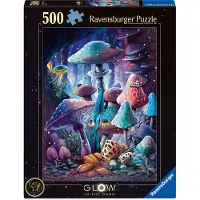 Ravensburger Moonlight Mushrooms 500P Glow - Multi/patterned - ONE SIZE