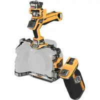 SmallRig 5518 HawkLock Quick Release Cage Kit for Sony A7R V/ A7 IV/ A7S III (Adv Ed) (Bumblebee)