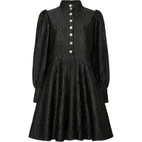 Y.A.S Yasripple Ls Dress S. Noos - Black - 38