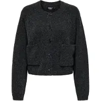 ONLY Onlpiemonte L/S Cardigan Knt Noos - Grey - XL
