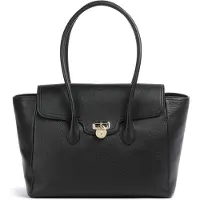 Ralph Lauren Tanner Shopperit Nahka 36 cm Musta