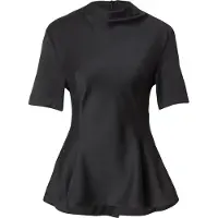 REMAIN BIRGER CHRISTENSEN Suiting Peplum Top - Black - 36