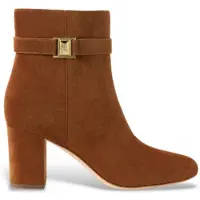 Ralph Lauren for woman. 802967827002 Kelie brown leather ankle boots (35), 5 to 8 cm, Zip, Casual