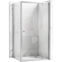 REA suihkukaappi Primo Swing 100x90 Chrome