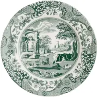 Spode - Heritage Green Italian Lautanen 20 cm Vihreä/Valkoinen