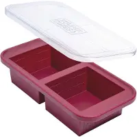 Souper Cubes - 2-Cup Pakastusmuotti silikoni 2×500 ml Karpalo