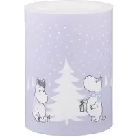 Muurla Moomin LED-pöytäkynttilä 10 cm Snowfall