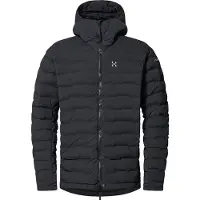 Haglöfs Men's Spitz Down Hood True Black Untuva välitakit S