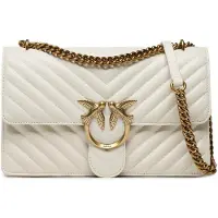 Pinko Love One Classic - Olkalaukku beige