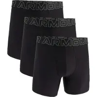 Under Armour Ua Performance Tech - Solid 6" 3Pk - Black - S