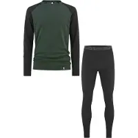 Bula Men's Norm Merino Wool Crew Black Kerrasto yläosat S