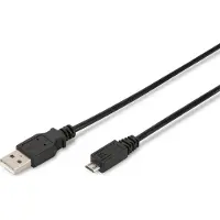 Digitus USB 2.0 CONNECTION CABLE, TYPE A - MICRO B (AK-300110-010-S)
