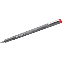 Staedtler pigment liner 308, Punainen, 1 kpl (308 05-2)