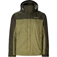 Marmot Men's Precip Eco Jacket Rosin Green/olive Grove Sadetakit M